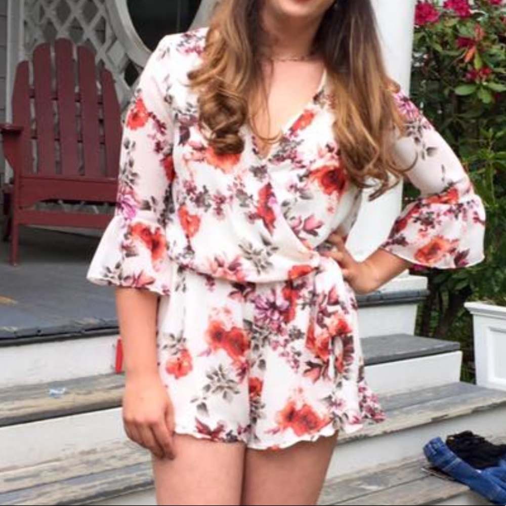 Floral Romper